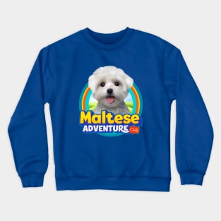 Maltese dog Crewneck Sweatshirt